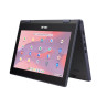 11.6'' HD ANTI-Glare 250nits, MT8189, 4GB DDR5X, 64GB emmc, Rugged, WIFI 6E, 720p HD w/privacy shutter, Chrome, 3CELL 50WH, Mine
