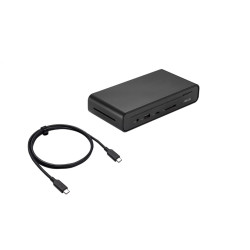 ASUS Triple Display USB-C Dock Duo DC301 Duo, 3 x USB 3.2 Gen2, 2 x USB 3.2 Gen1,1 x HDMI, 2 x Display Port 1.4, 3YR