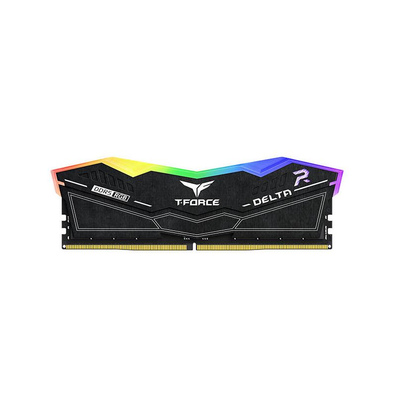 T-FORCE DELTA, RGB BLACK, DDR5, 6000MHz, 32GB Kit (16Gb x 2), CL30-36-36-76, 1.35V, Limited Lifetime Warranty, INTEL XMP 3.0, AM