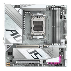 B850M AORUS ELITE WIFI6E ICE Motherboard Socket AM5 Supports AMD Ryzen Series Processors 4 x DIMMs, Dual Channel DDR5 AMD B850 c