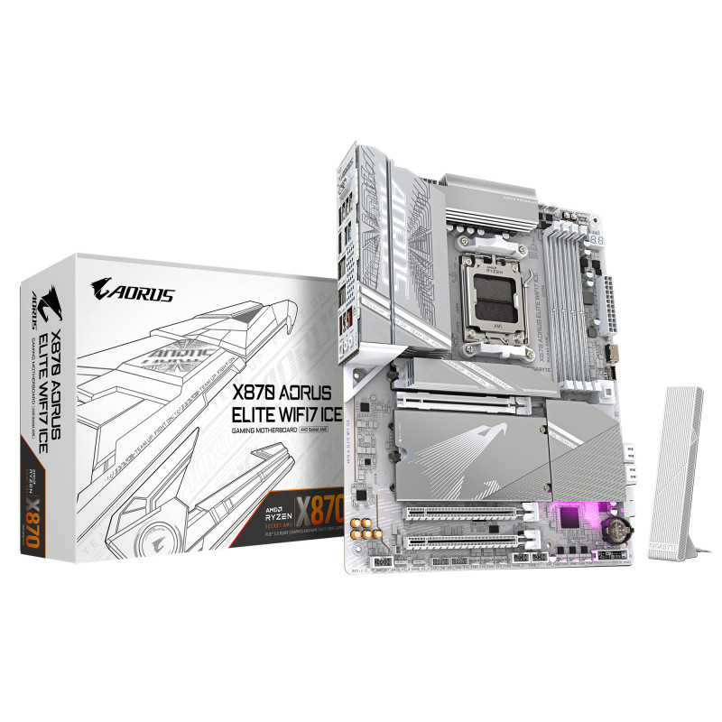 AMD Socket AM5 Supports AMD Ryzen 9000 / 8000 / 7000 Series Processors Digital twin 16+2+2 phases VRM solution Dual Channel DDR