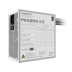 Intel Form Factor ATX 12V v3.0 (compatible with ATX 3.1), Active PFC ( 0.9 typical), 155-240 Vac, Input current 6.3A, Input Freq