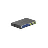NETGEAR 16-Port High-powered PoE+ Gigabit Unmanaged Switch (260W PoE budget), ProSAFE Lifetime Warranty (GS516PP)