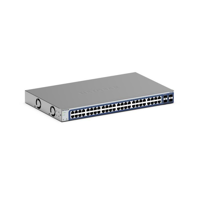 NETGEAR 48-Port Gigabit Ethernet Smart Switch (GS748Tv6) - Managed with 2 x 1G SFP, Desktop/Rackmount, and ProSAFE Limited Lifet