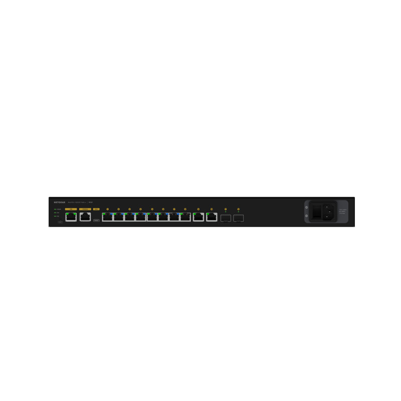 NETGEAR AV Line M4250-10G2XF-PoE++ 8x1G Utra90 PoE++ 802.3bt 720W 2x1G and 2xSFP+ Managed Switch (limited lifetime)