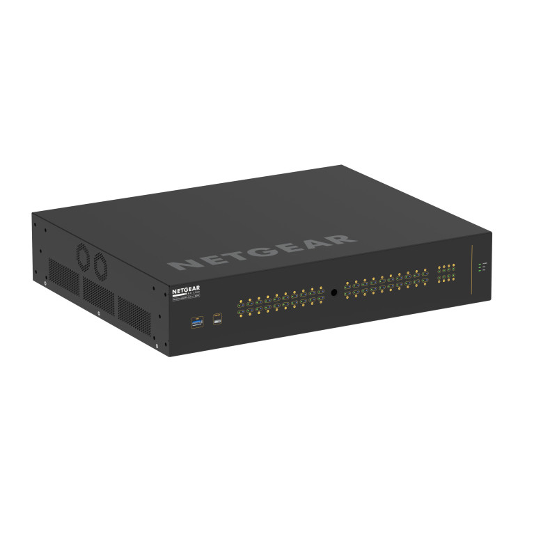 NETGEAR AV Line M4250-40G8XF-PoE++ 40x1G Ultra90 PoE++ 802.3bt 2,880W and 8xSFP+ Managed Switch (GSM4248UX)