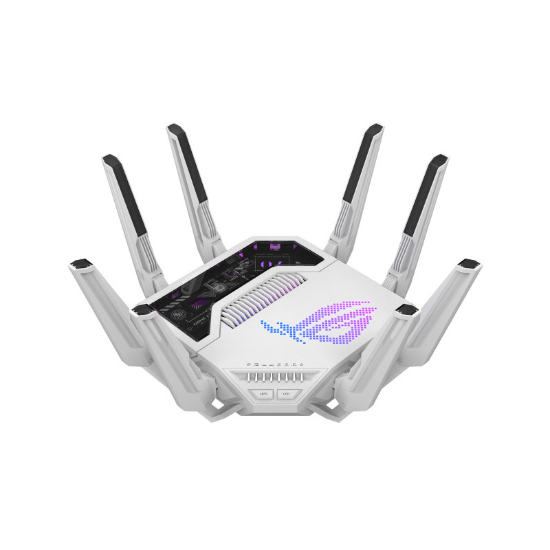 IEEE 802.11 be/ax/ac/a/b/g/n - 1376Mbps + 5764Mbps + 11525Mbps 19000Mbps - 4096QAM + 320MHz bandwidth - 10GbE WAN/LAN + 2.5GbE W