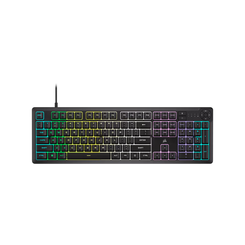 K55 CORE-BLK-RBRDME-ZND RGB Gaming Keyboard Black