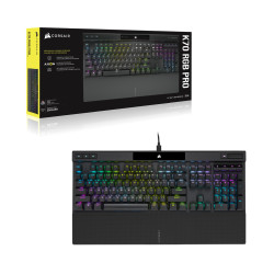 CORSAIR K70 RGB PRO Mechanical Gaming Keyboard, Backlit RGB LED, CHERRY MX SPEED, Black, Black PBT Keycaps