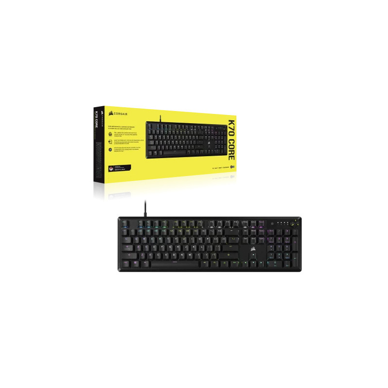 K70 CORE RGB Mechanical Gaming Keyboard Black