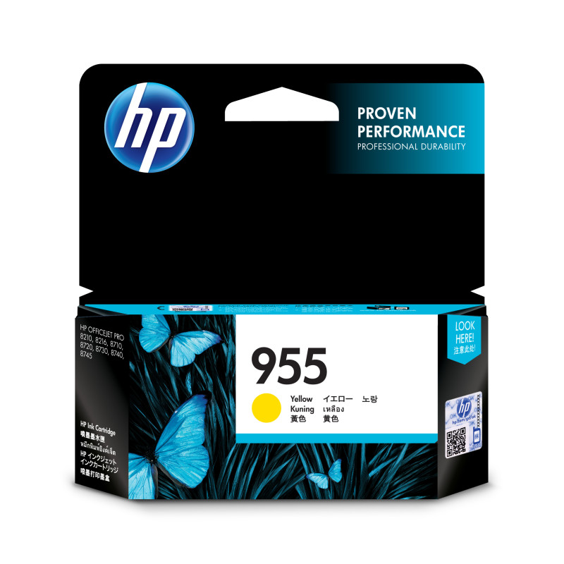 HP 955 YELLOW INK CARTRIDGE