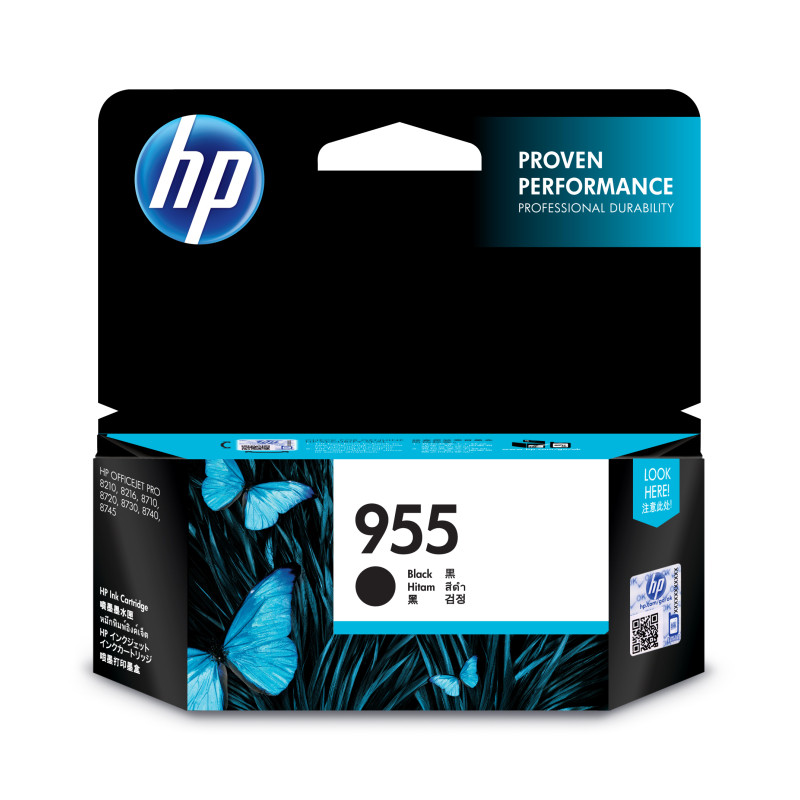 HP 955 BLACK INK CARTRIDGE