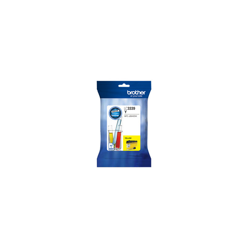 Brother LC-3339XLY Yellow Super High Yield Ink Cartridge to Suit MFC-J5845DW, MFC-J5945DW, MFC-J6545DW, MFC-J6945DW, upto 5000 P
