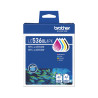 LC536XL 4PK VALUE PACK 1X BLACK, 1X CYAN, 1X MAGENTA, 1X YELLOW TO SUIT MFC-J4355DW/J4555DW/J6560DW -UP TO 1500 PAGES