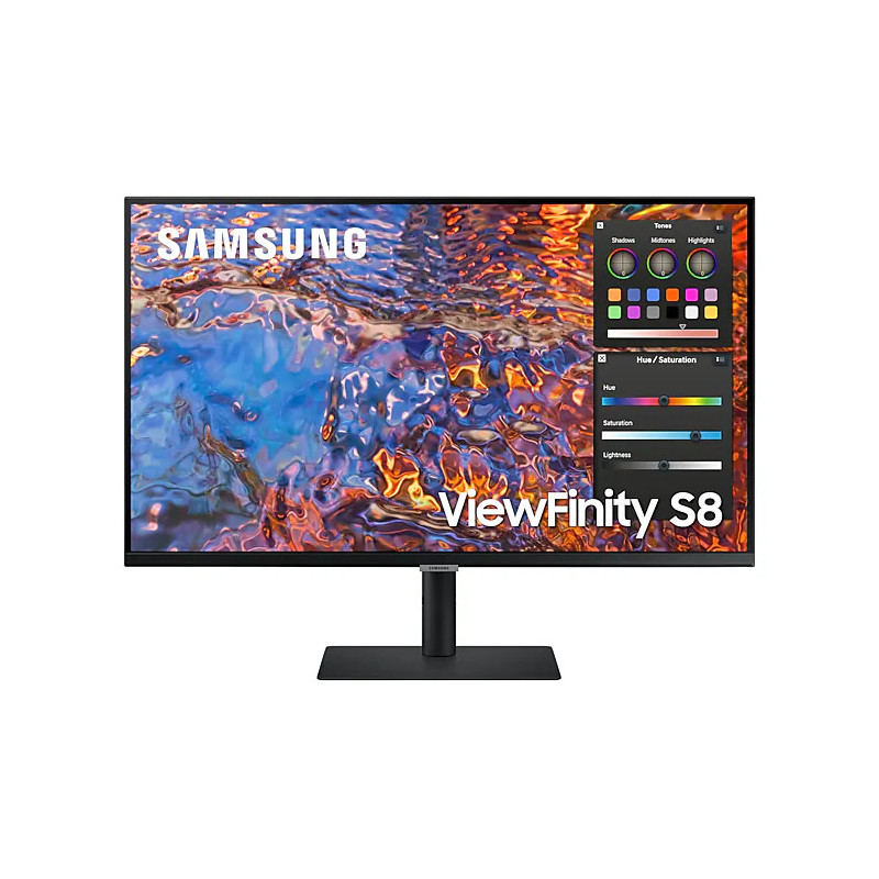 SAMSUNG 27" (16:9) UHD IPS MONITOR, DP, HDMI, HDR400, USB-C, USB(3),LAN, H/ADJ, VESA, 3YR