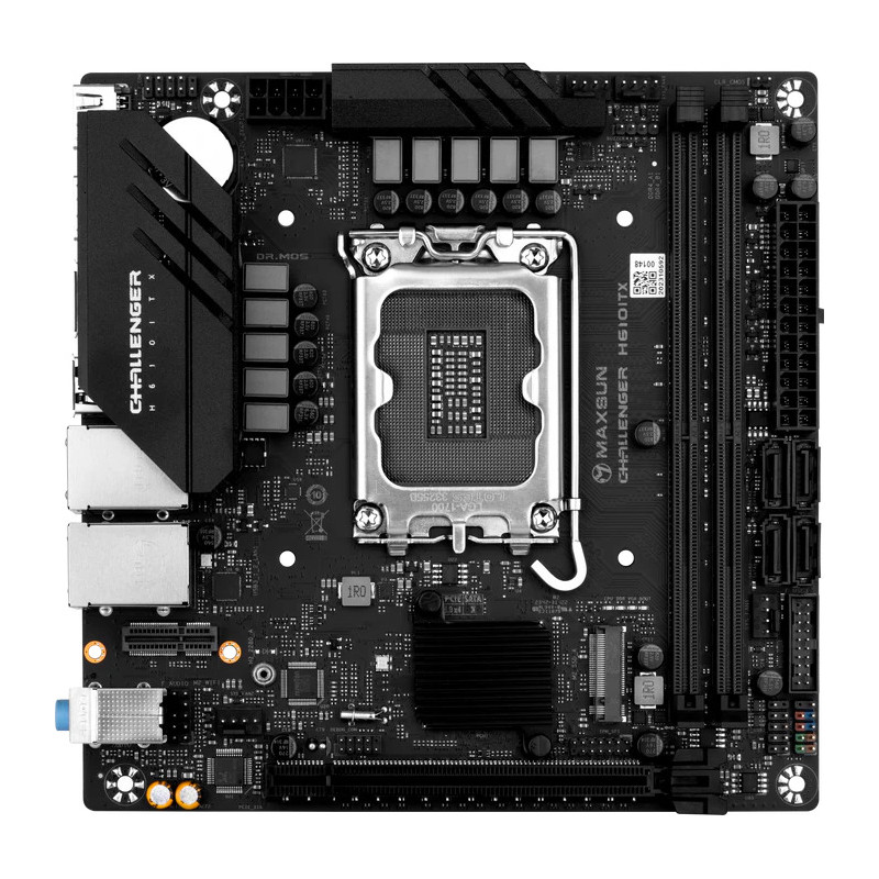 MAXSUN CPU Socket LGA1700 Chipset H610 Form Factor ITX DIMM 2*DDR4