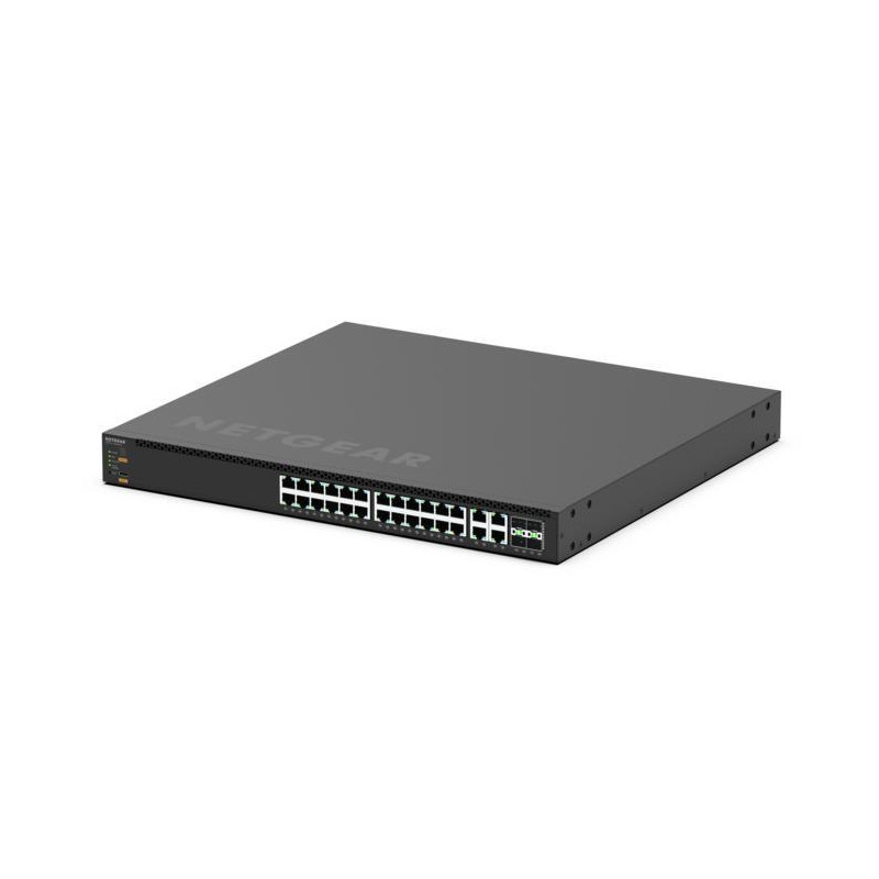NETGEAR M4350-24M4X4V 32-Port Managed Switch with 24 x 2.5G and 4 x 10g/Multi-Gig PoE++ with 4 x 25GBASE-X SFP28 (MSM4332)