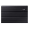 SAMSUNG T7 SHIELD 4TB PORTABLE USB-C SSD, UP TO 1050MB/s R/W, BLACK, 3YR WTY