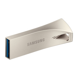 Bar Plus USB Drive, Champagne Silver, Metallic Chassis, 128GB USB3.1, Up to 300MB/s, 5 Years Warranty