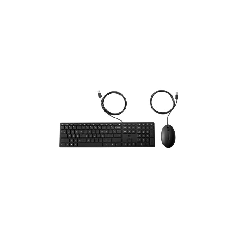 HP Wired Desktop 320MK Mouse and Keyboard (Replaces 9SR36AA)