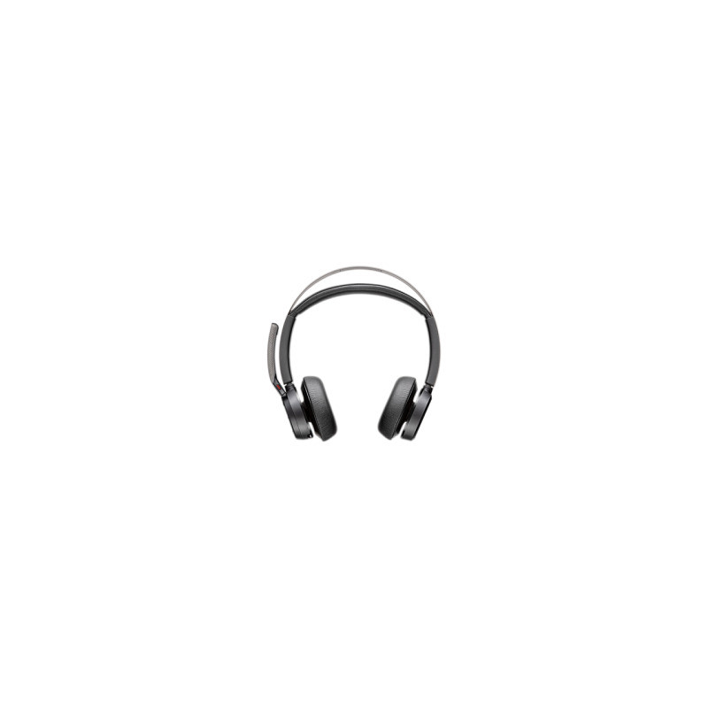 HP Poly Voyager Focus 2 Microsoft Teams Certified USB-C-C Headset +USB-C/A Adapter +Charging Stand