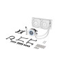CORSAIR NAUTILUS 240 LCD White, 240mm Radiator, Liquid CPU Cooler