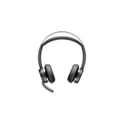 HP Poly Voyager Focus 2 Microsoft Teams Certified USB-C-C Headset +USB-C/A Adapter +Charging Stand