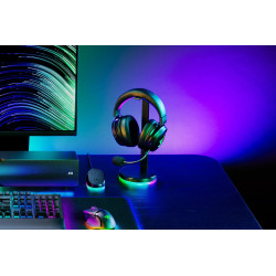 Razer Base Station V2 Chroma - Chroma Enabled Headset Stand with USB 3.1 Hub and 7.1 Surround Sound
