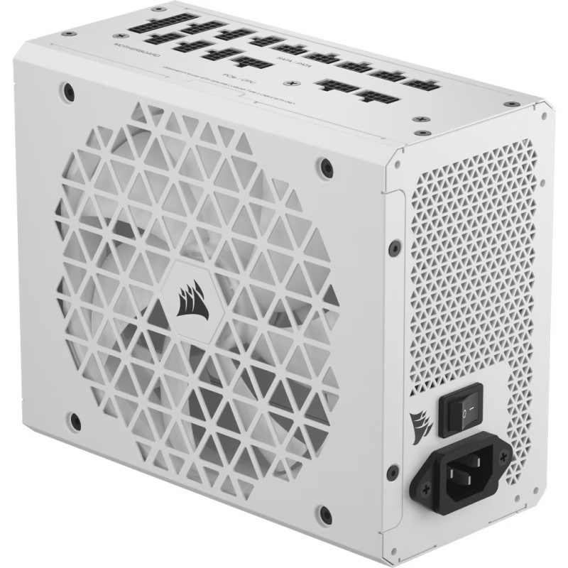 CORSAIR RMx Shift White Series, RM1000x Shift White, 1000 Watt, 80 PLUS GOLD, Fully Modular Power Supply