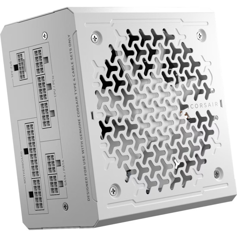 CORSAIR RMe Series RM750e White Fully Modular Cybenetics Gold ATX 3.1 Power Supply