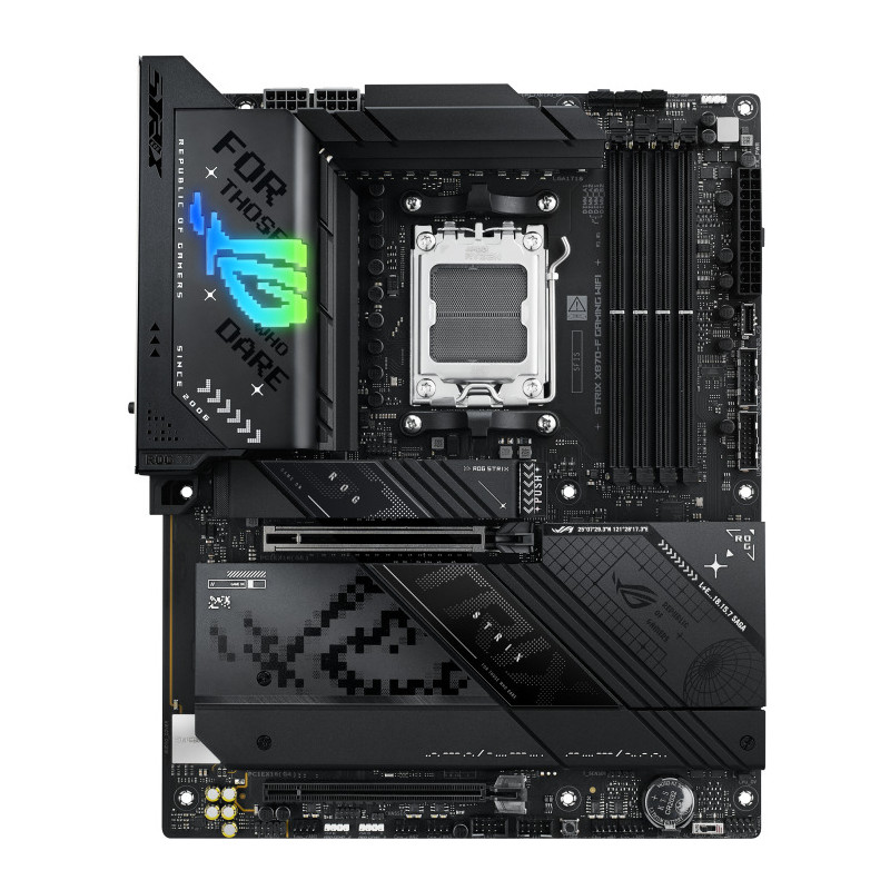 ASUS ROG STRIX X870-F GAMING Aura Sync RGB LED, DDR4 3200MHz, M.2, USB 3.1 front-panel connector & Type-A/C