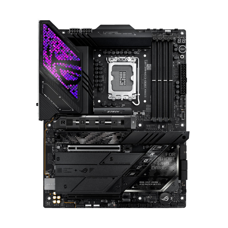 ROG STRIX Z890 E/ATX/INTEL LGA1851/4x DDR5 DIMM max 192GB/Max 8800MHz/1x PCIE5.0(CPU), 1xPCIE4.0(Chipset x16)/4x M.2 (CPU), 3x M