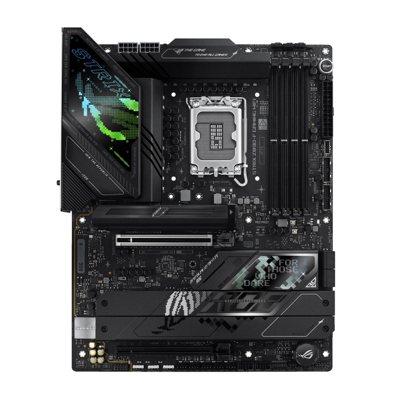 ROG STRIX Z890 F/ATX/INTEL LGA1851/4x DDR5 DIMM max 192GB/Max 8600MHz/1x PCIE5.0(CPU), 1xPCIE4.0(Chipset x16)/2x M.2 (CPU), 3x M