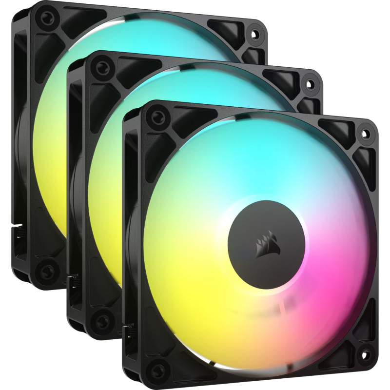 CORSAIR RS120 ARGB, 120mm ARGB Fan, Triple Pack