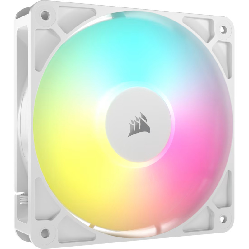 CORSAIR RS120 ARGB White, 120mm ARGB Fan, Single Pack