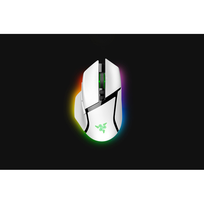 Razer Basilisk V3 Pro White Edition-Ergonomic Wireless Gaming Mouse