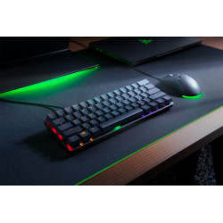 Razer Huntsman Mini-60% Optical Gaming Keyboard (Clicky Purple Switch)-FRML Packaging