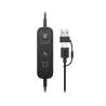 HP Poly Mission 415 Monaural USB Wired Headset (PU Leather Ear Cushion)