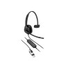HP Poly Mission 415 Monaural USB Wired Headset (PU Leather Ear Cushion)