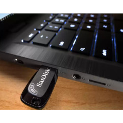 SanDisk Ultra Shift USB 3.0 Flash Drive, CZ410 256GB, USB3.0, Black, compact design, 5Y