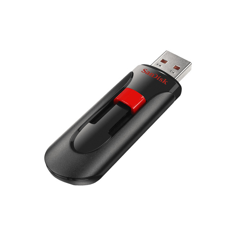 SANDISK CRUZER GLIDE USB 2.0 FLASH DRIVE 64GB SDCZ60-064G-B35