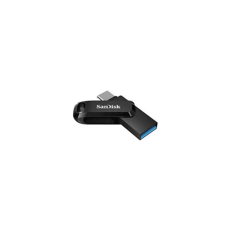 SanDisk 512GB Ultra Dual Drive Go 2-in-1 USB-C & USB-A Flash Drive Memory Stick 150MB/s USB3.1 Type-C Swivel for Android Smartph