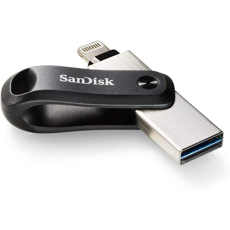 SanDisk iXpand Flash Drive Go, SDIX60N 64GB, Black, iOS, USB 3.0, 2Y