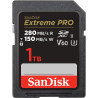 SanDisk Extreme Pro SDXC, SDSDXEP 1TB, V60, U3, C10, UHS-II, 280MB/s R, 150MB/s W, 4x6, Lifetime Limited