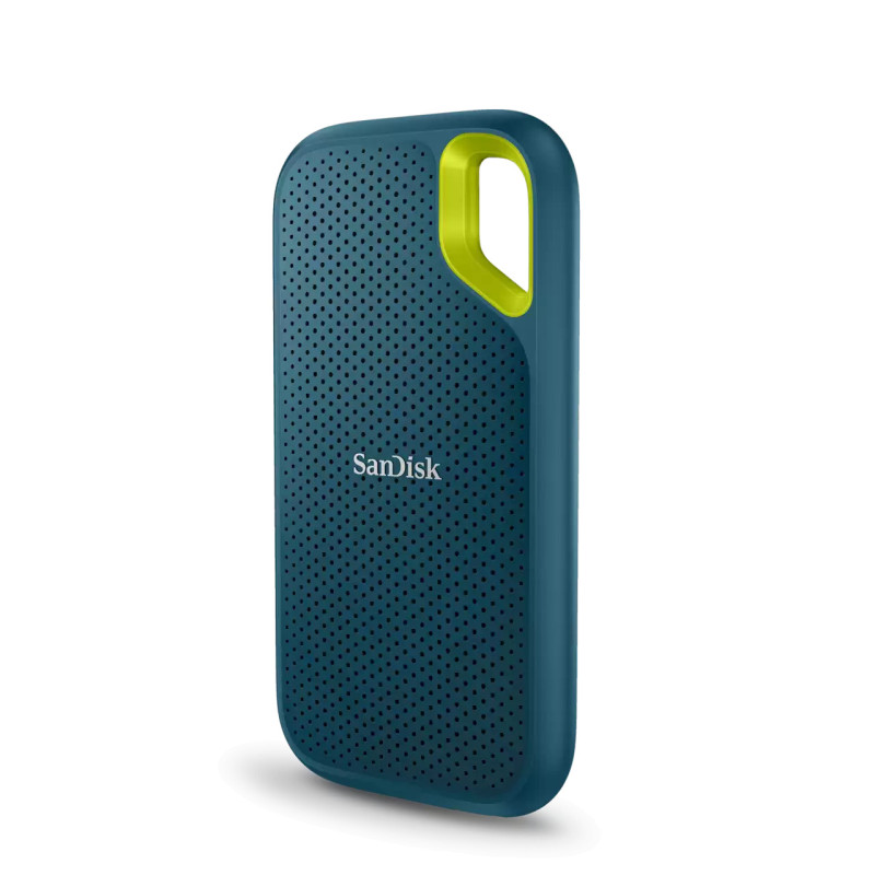 SanDisk Portable SSD, E61 2TB, Sky-Blue color, USB 3.2 Gen 2, Type C & A compatible, R 1050MB/s, W 1000MB/s, IP65 , 256-bit AES