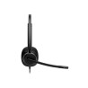 HP Poly Mission 425 Stereo USB Wired Headset (PU Leather Ear Cushions)