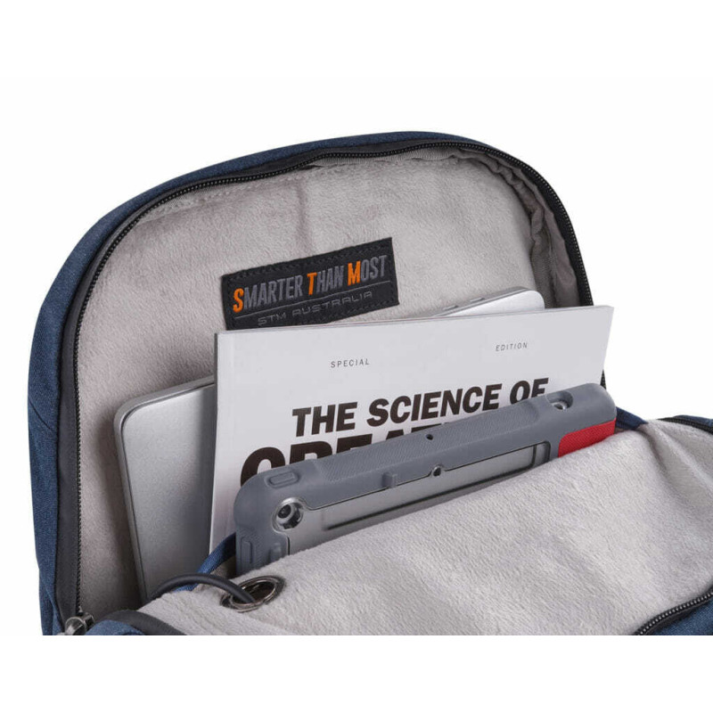 STM (MYTH PACK) 28L LAPTOP BACKPACK, FITS UP TO 16", MAGNET BLACK , 3YR WTY