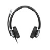 HP Poly Mission 625 Stereo USB Wired Headset (PU Leather Ear Cushions)