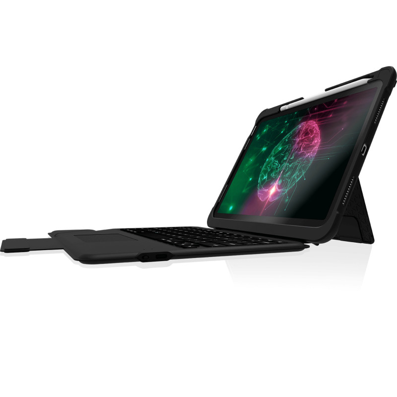 STM DUX KEYBOARD TRACKPAD USB-C (IPAD 10TH GEN) COM - BLACK FITTED CASE