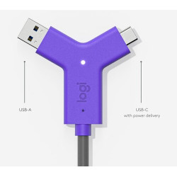 Logitech Swytch Hub Swytch Extender Swytch Connector with 1.5m / 4.9ft USB Cable 100-240v Swytch Hub Power Supply 100-240v